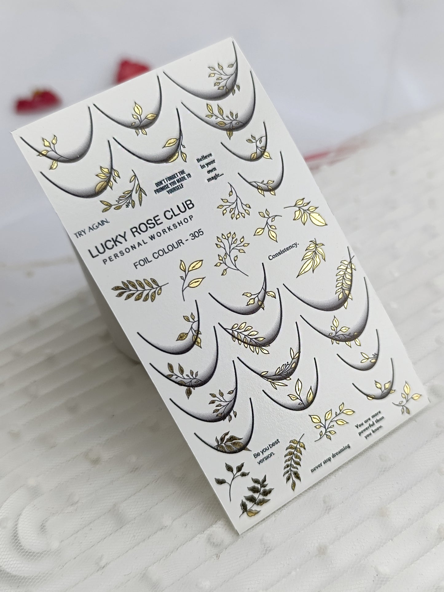 Lucky Rose #F305-Gold