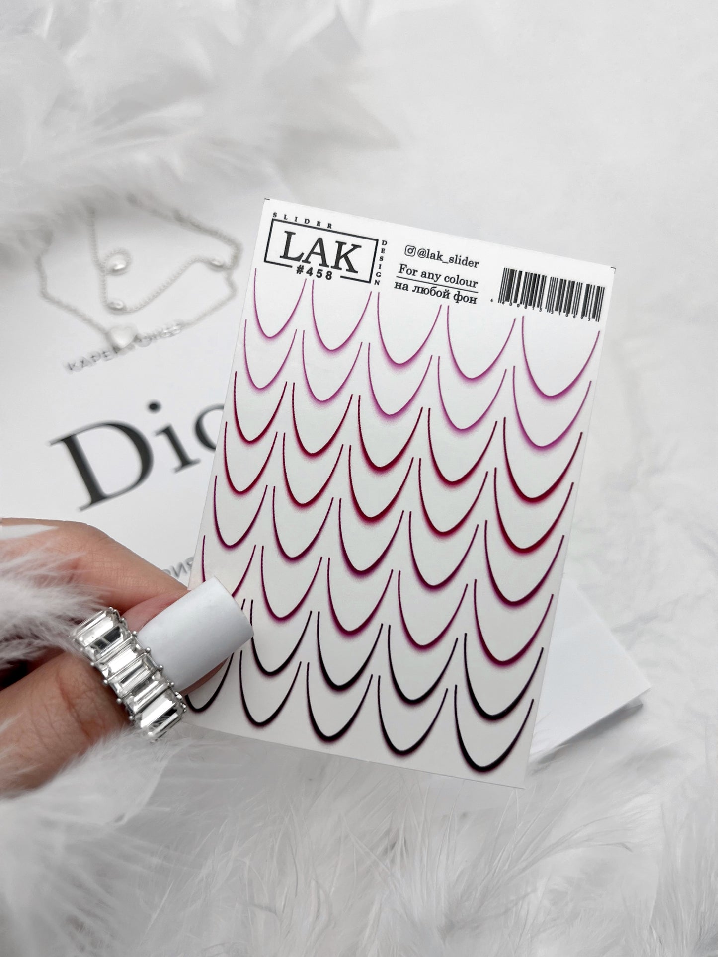 Lak Slider#458 PEGATINAS PARA UÑAS