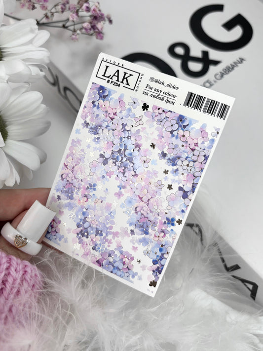 Lak Slider #F254 PEGATINAS PARA UÑAS