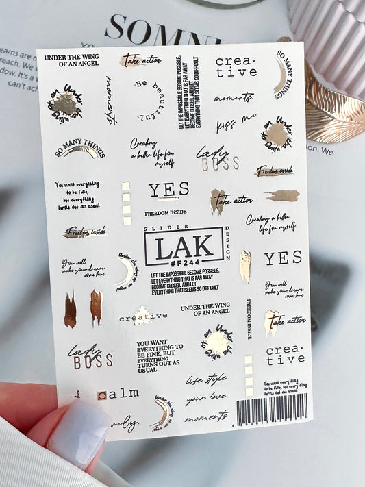 Lak Slider #F244
