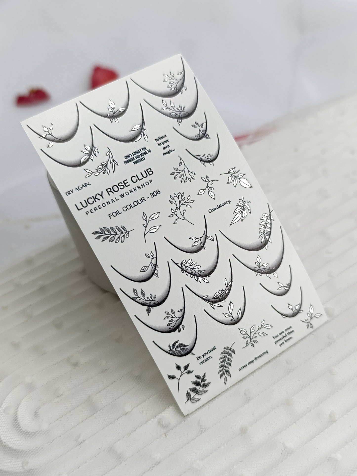 Lucky Rose #F306-Silver