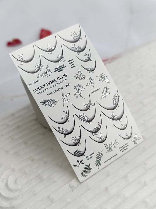 Lucky Rose #F306-Silver