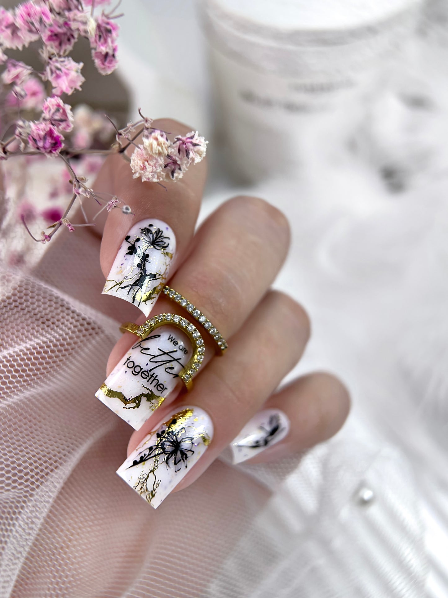 Pegatinas para uñas Lak Slider #F276