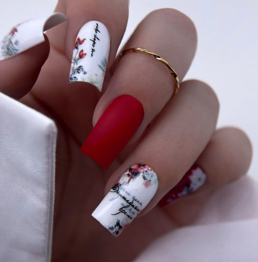NAVIDAD Lak Slider#454PEGATINAS PARA UÑAS