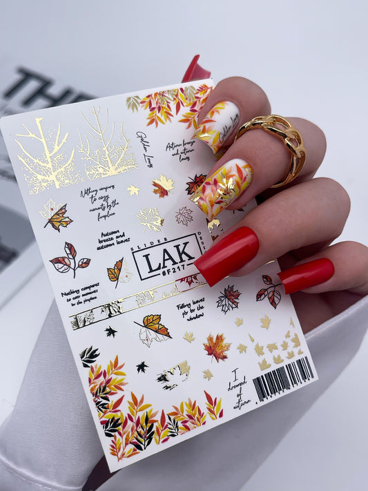 Pegatinas para uñas Lak Slider #F217