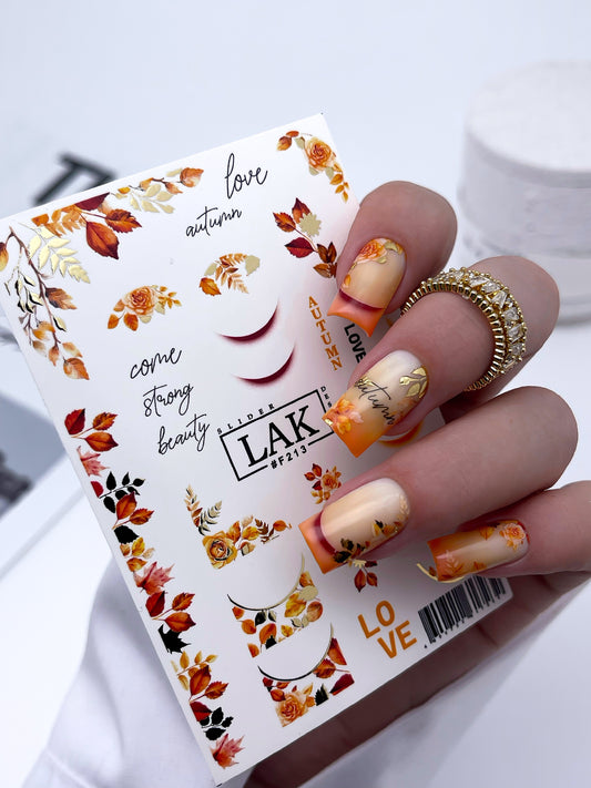 Pegatinas para uñas Lak Slider #F213