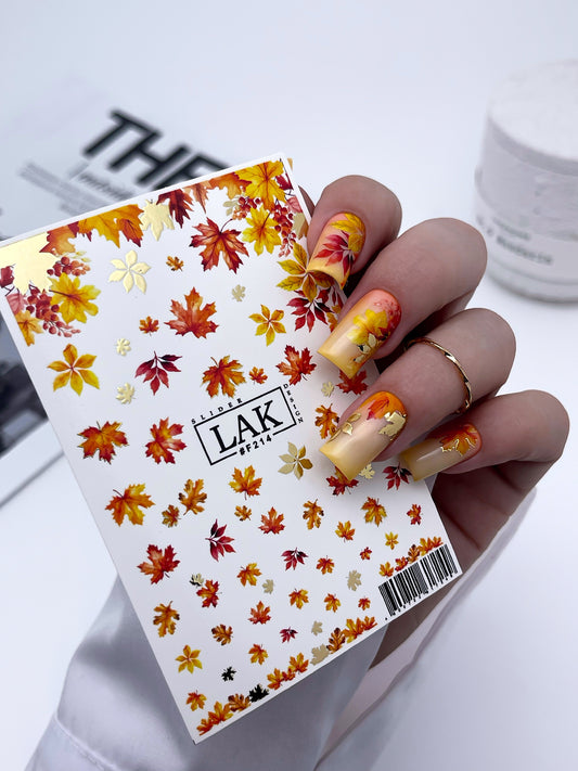 Pegatinas para uñas Lak Slider #F214