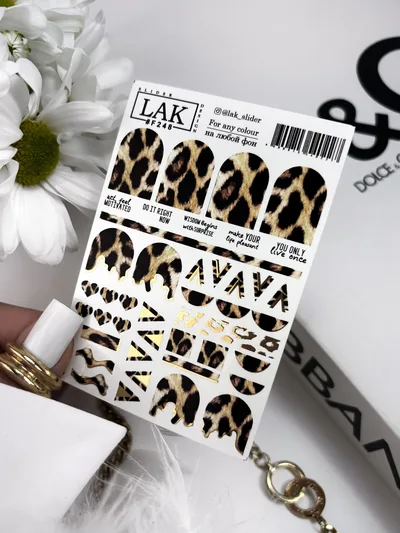 Lak Slider #F248 NAIL STICKERS