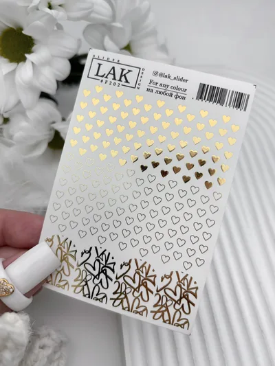 Lak Slider #F202 NAIL STICKERS