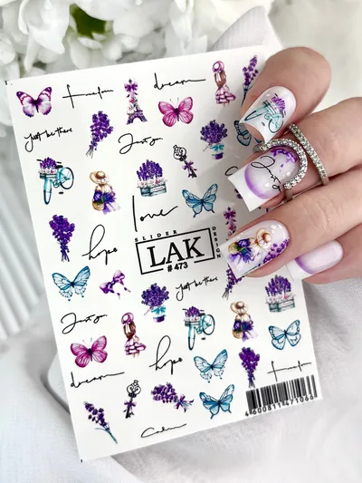 Lak Slider #473 NAIL STICKERS