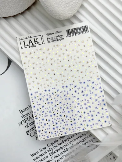Lak Slider #F261 NAIL STICKERS