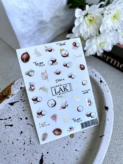 Lak Slider #F131 NAIL STICKERS